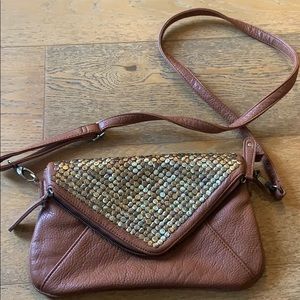 Brown crossbody purse